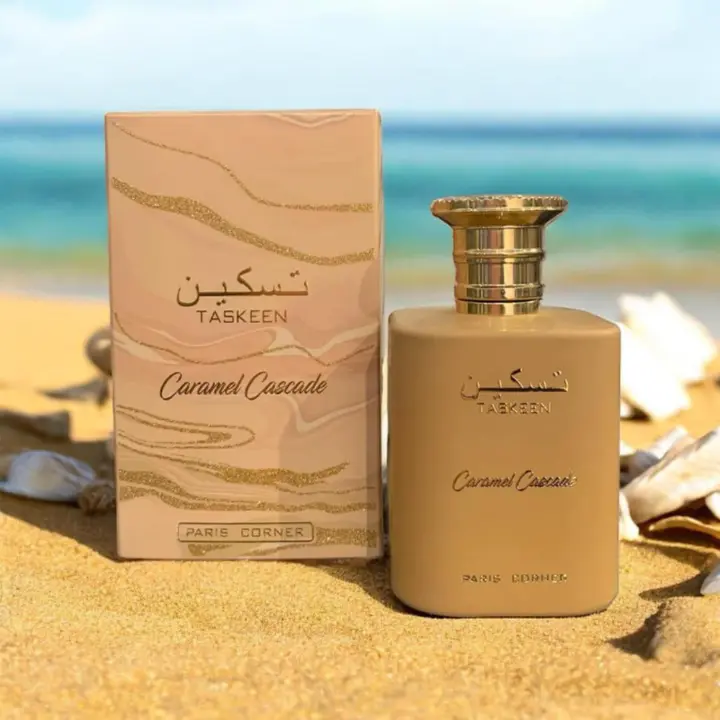 Taskeen Caramel Cascade Perfume - Paris Corner | Sweet Honey Vanilla Scent |100ML.  For Women / Ladies | Irresistibly Sweet/Edible - Long-lasting 8+Hrs Fragrance - Best Gourmand Spray. #BlackFriday