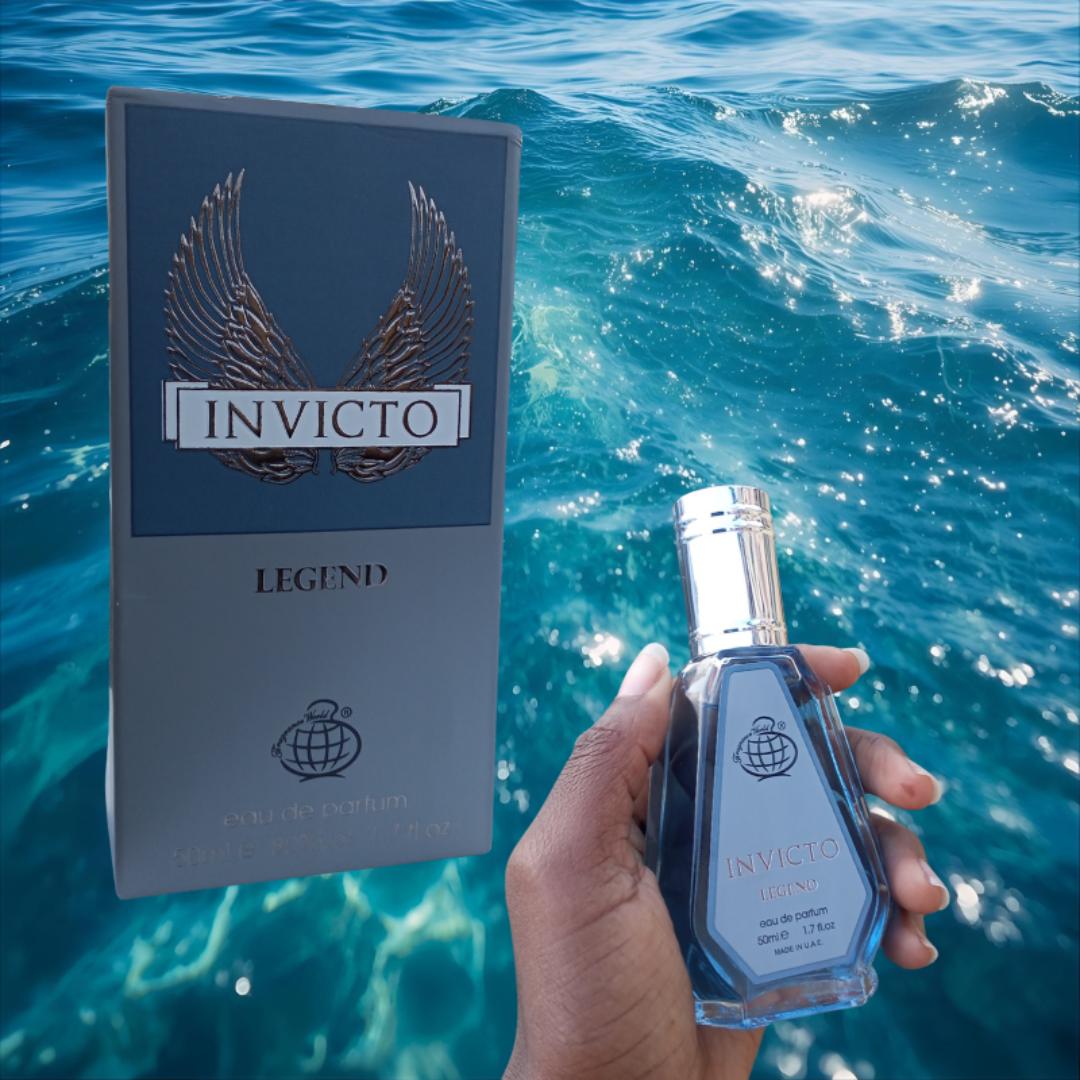 Fragrance World | Invicto Legend Perfume | 50 ML Cologne for Men | Fresh Cool for 8 Hrs Sprayed | Long Lasting. # Christmas / X-Mas Offer / Deal