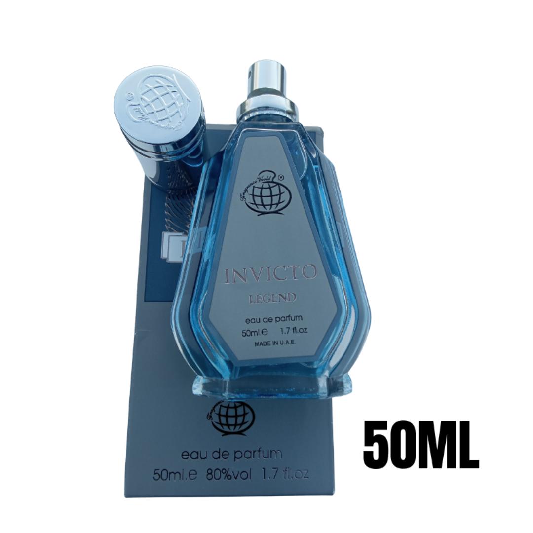 Fragrance World | Invicto Legend Perfume | 50 ML Cologne for Men | Fresh Cool for 8 Hrs Sprayed | Long Lasting. # Christmas / X-Mas Offer / Deal