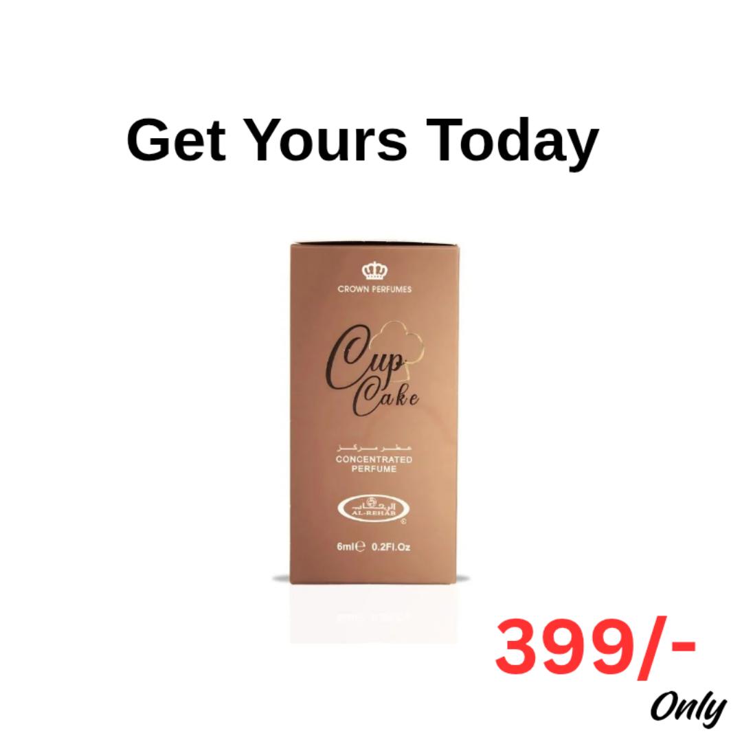 Cup Cake Perfume Oil | Al Rehab Product | Original. Compact Size. 12 - 16 Hrs Long Lasting. Feminine | Perfect for Women / Ladies. Spray and enjoy. Black Friday Sale Deal