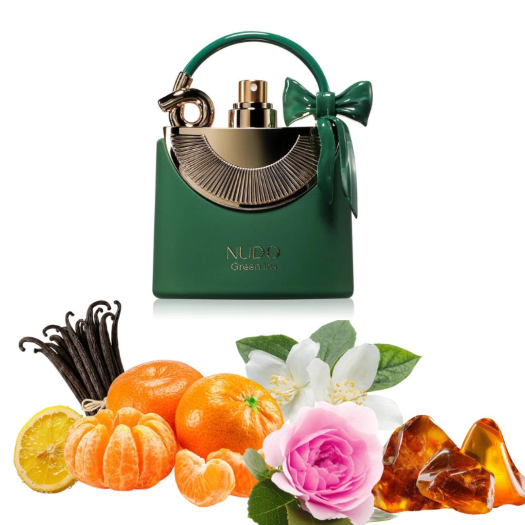 Nudo Iris Green Perfume | Fragrance World | 100ML Fragrance for Women/Ladies. Perfect Day time Spray. Warm- Feminine - Seductive | Versatile for day - Night time transition.Gift  # New Year Sale 2026