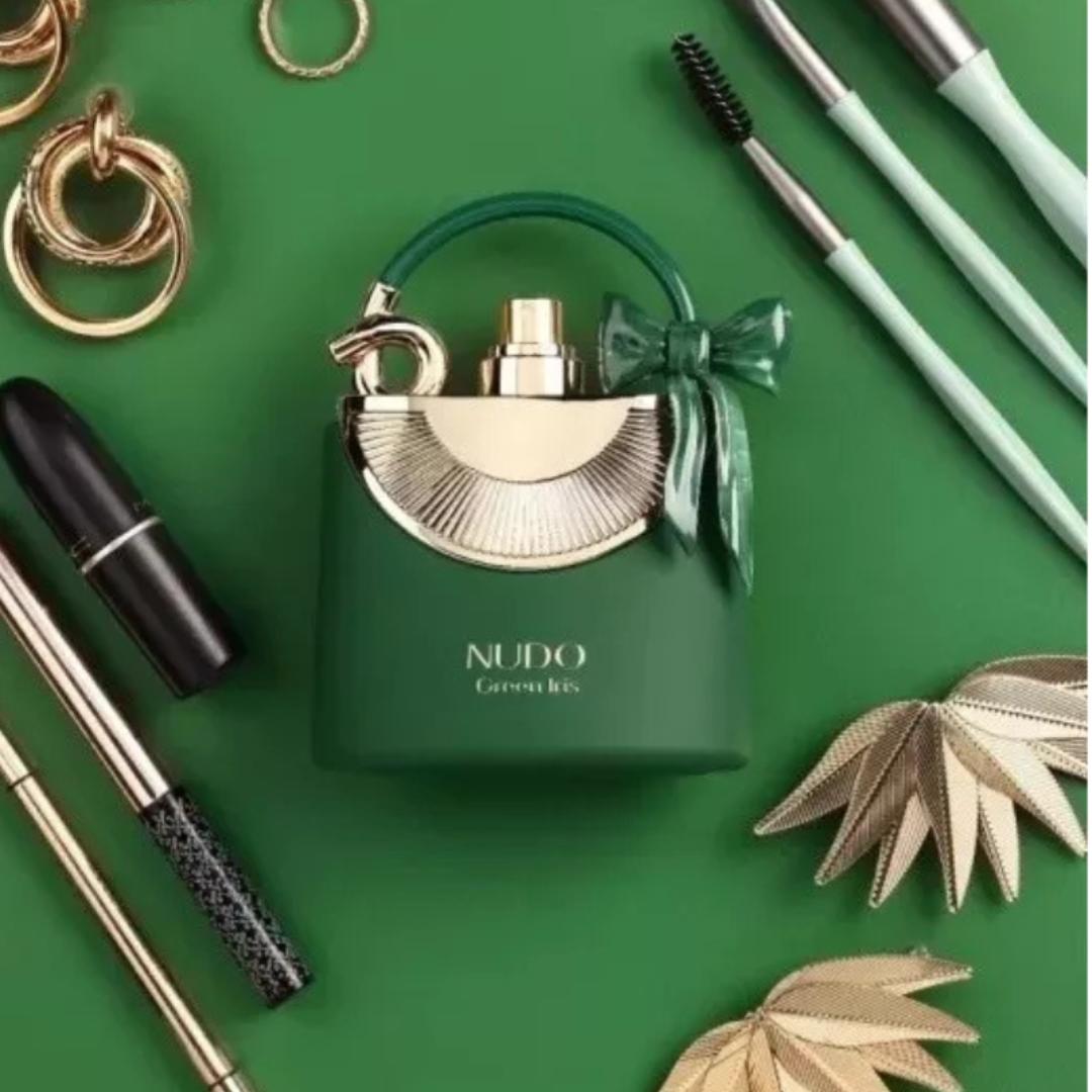 Nudo Iris Green Perfume | Fragrance World | 100ML Fragrance for Women/Ladies. Perfect Day time Spray. Warm- Feminine - Seductive | Versatile for day - Night time transition.Gift  # New Year Sale 2026