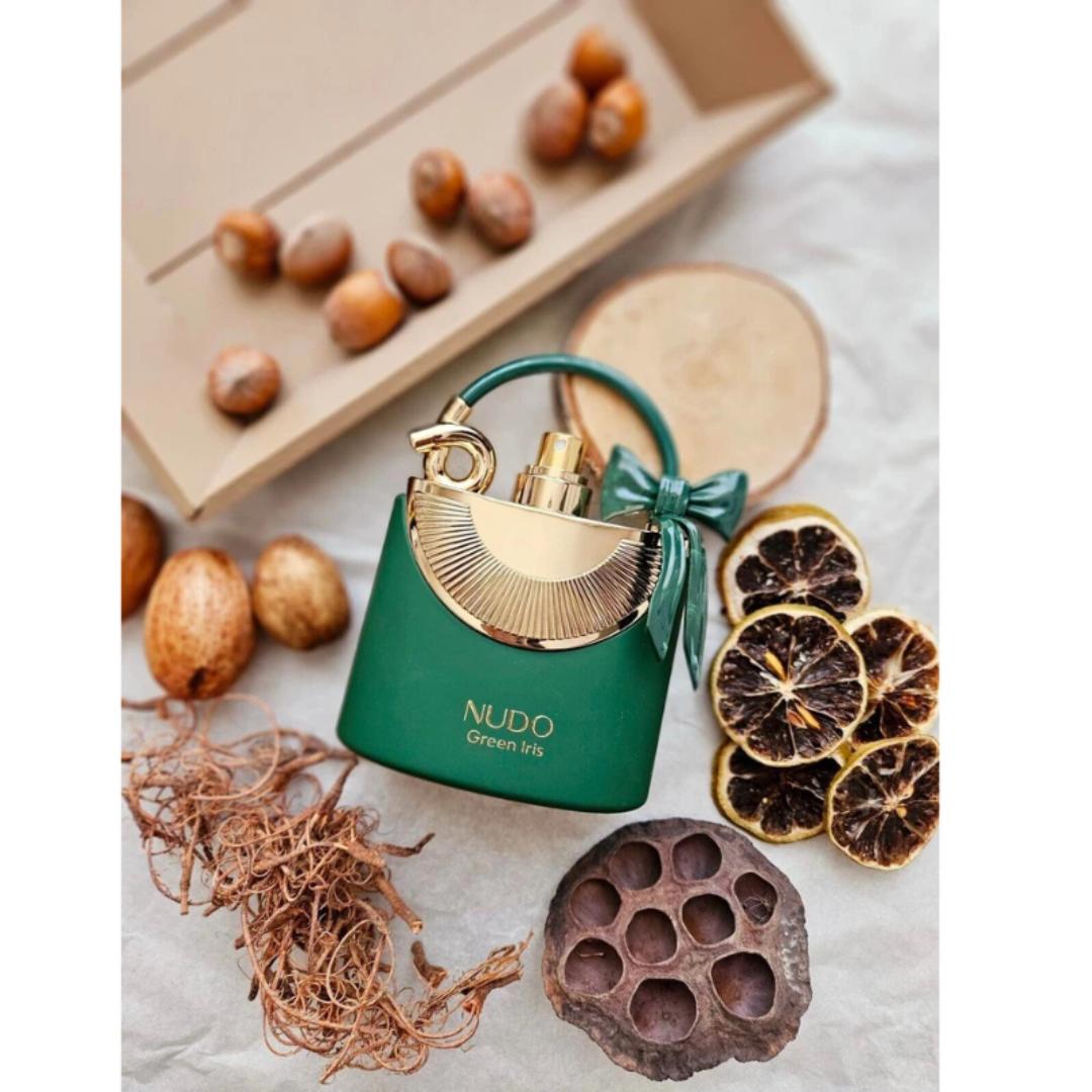 Nudo Iris Green Perfume | Fragrance World | 100ML Fragrance for Women/Ladies. Perfect Day time Spray. Warm- Feminine - Seductive | Versatile for day - Night time transition.Gift  # New Year Sale 2026