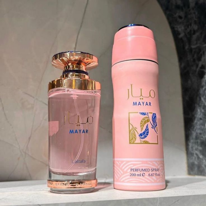 Mayar Lattafa Perfume | 100ML Or 200Ml Body Spray |  A Floral Fruity Fragrance for Women/Ladies |  Feminine Graceful Vibes. Long-Lasting Spray 8 Hrs| Noticeable Trail. Day/ Night |Gift # Easter Sale