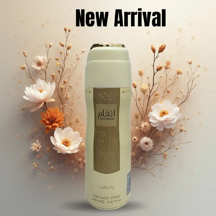 Angham LATTAFA Body Spray | A 200ML Fragrance for Women | Gourmand Floral with Vanilla Drydown | Gift Worthy to Ladies  Anniversary Valentine. Fashion Sale | Lattest Perfume | 7HRS+ Long Lasting_