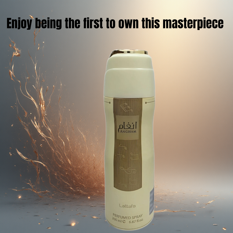 Angham LATTAFA Body Spray | A 200ML Fragrance for Women | Gourmand Floral with Vanilla Drydown | Gift Worthy to Ladies  Anniversary Valentine. Fashion Sale | Lattest Perfume | 7HRS+ Long Lasting_