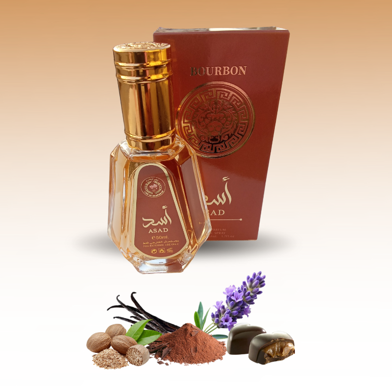 ASAD Bourbon Perfume Ard Zafraan | A Spicy Vanilla | EDP Fragrance for Men | 7hrs Long Lasting Sprayed | Strong Projection | Bold Fresh Spicy Cologne | # New Year Sale, 2026. Masculine Gift