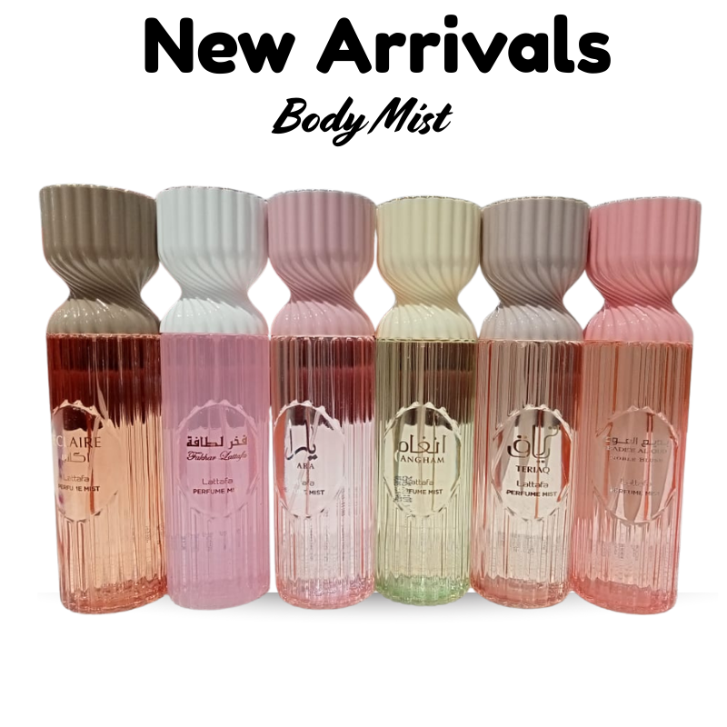 [ New Arrival 2026 ] Feminine Body Mist | Floral. Sweet/Gourmand. Clean | Layering Perfume Body Care | Spray Accessory | For Women / Ladies | 200ML Fragrance | Valentine Gift
