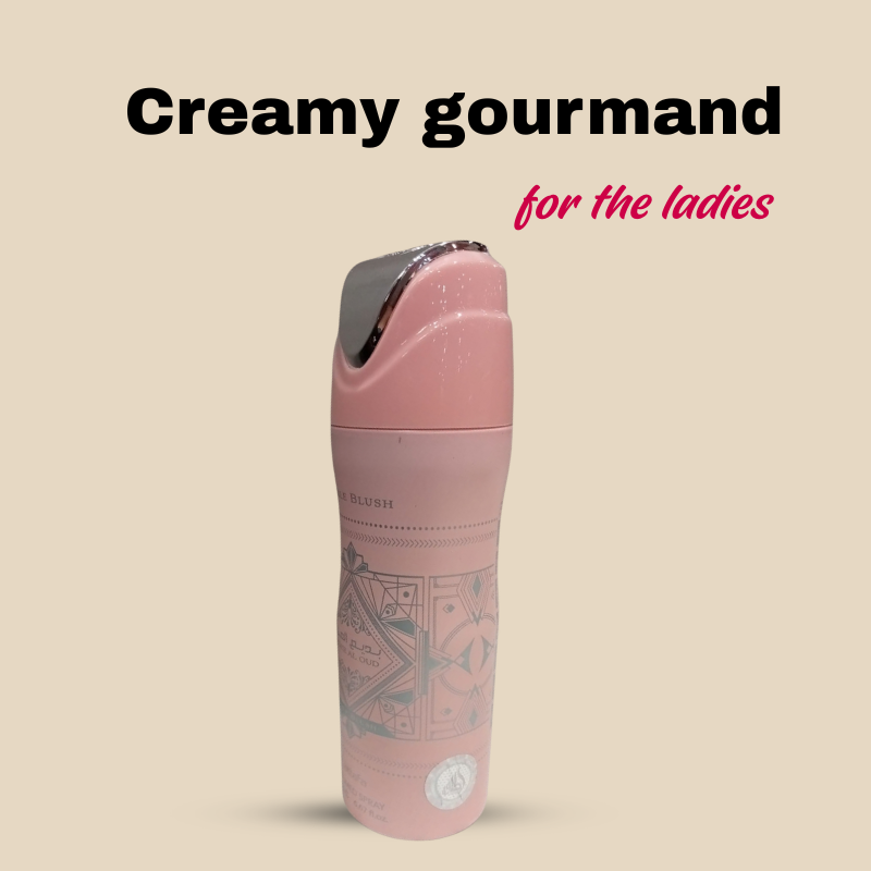 Noble Blush Body spray / Body Mist by Lattafa | Creamy Rose Milk Gourmand for Women | 6hrs+ Long Lasting Fragrance Scent for the Ladies | A Feminine Spray | Easter Sale Gift Worthy Scents