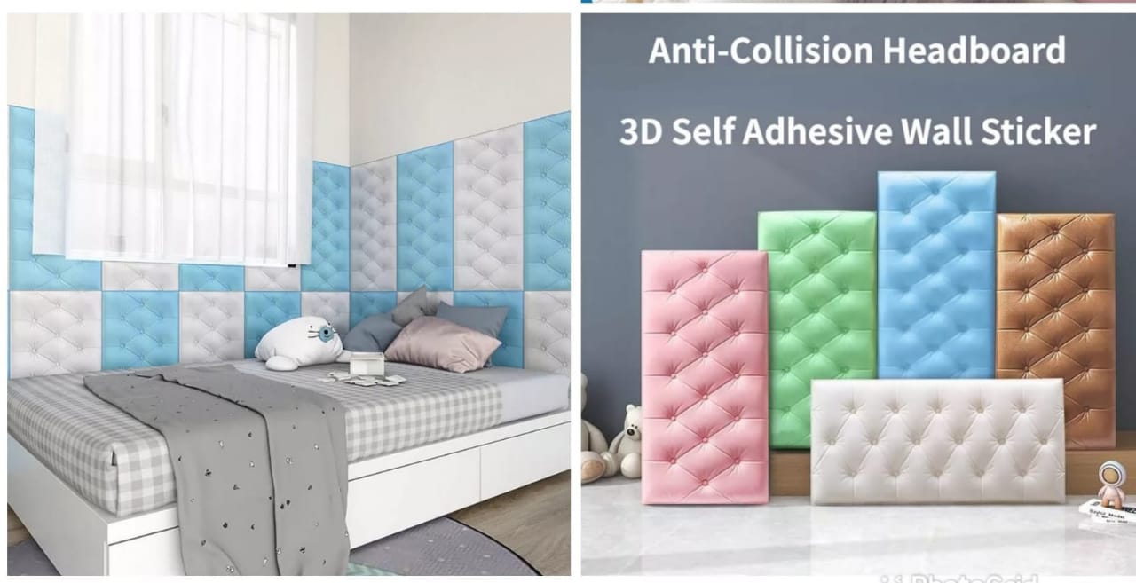 Anti- Collision Head Board/ Wall Sticker Wallpaper 30*60