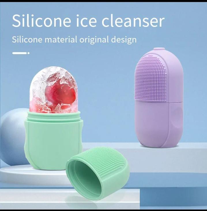 ✅ Silicone cleansing ice lattice, Ice Roller for Face Women, Silicone Facial Ice Roller, Massage Cube and Face Ice Mold for Brighten, Lubricate, Shrink Pores