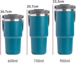 ✅ 600 ML and 900 ML Insulated vacuum mug-stanley cup available keeps warm/hot/cold all day,Vacuum insulation for hot drinks up to 6+ hours and cold drinks up to 12+ hours