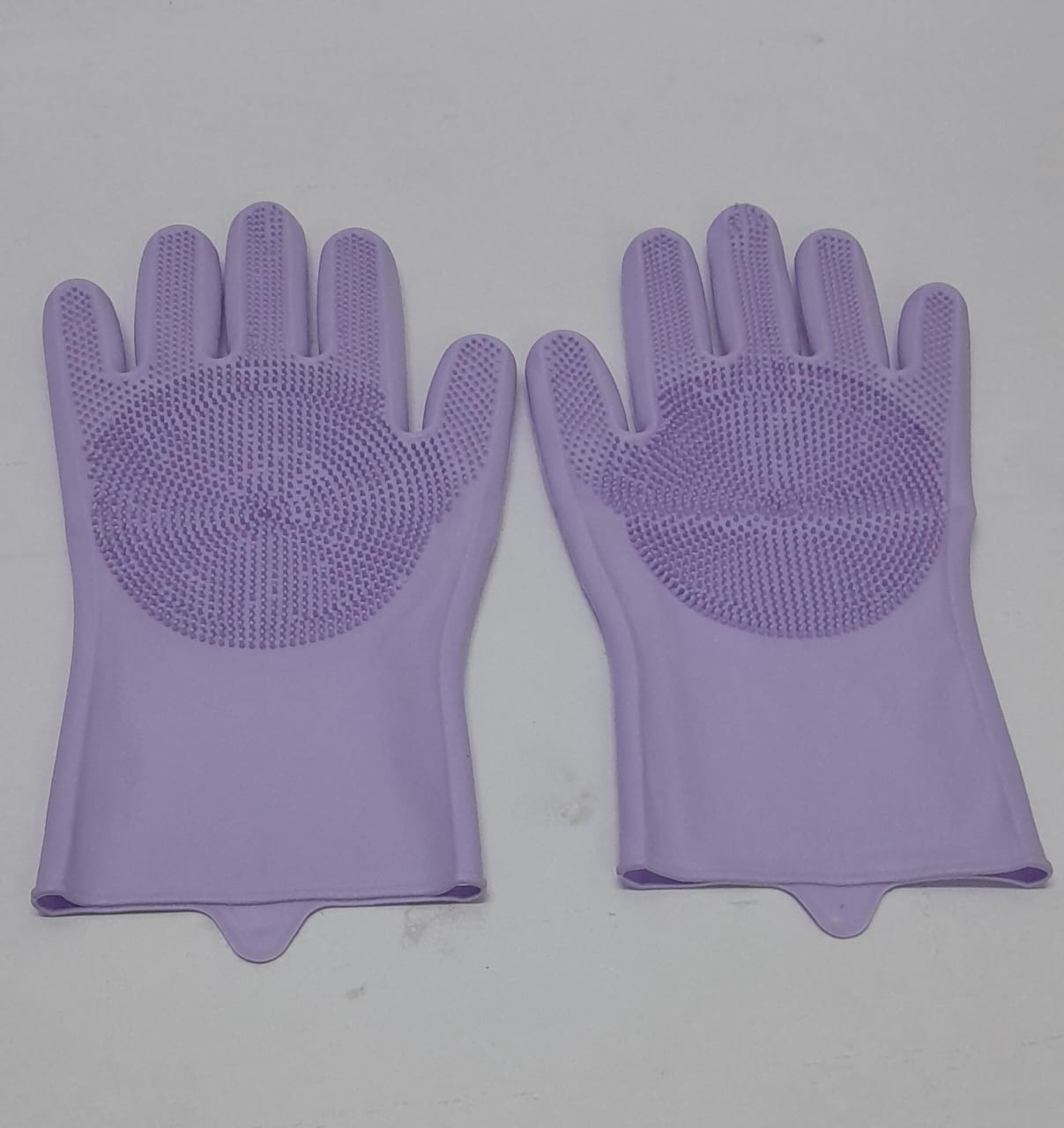 2 PCS Silicon Dish-Washing Kitchen Glove