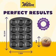 Non-Stick 12-Hole Cupcake Baking Tin - Perfect For Delicious Muffins, Cupcakes, And Mini Treats With Easy Release And Cleanup