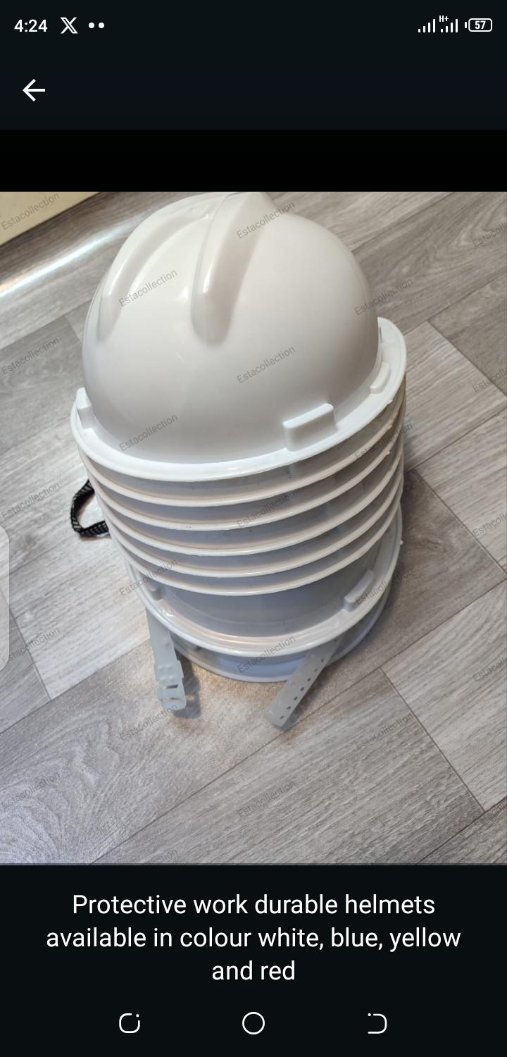 Durable Protective Safety Helmet – Industrial Construction Hard Hat for Workplace Protection