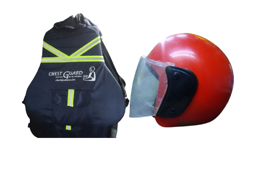 Motorcycle Riders Neck And Chest Guard Vest and Boda+ Motorcycle Full Head/Face and Half Head/ Face Protective Helmets