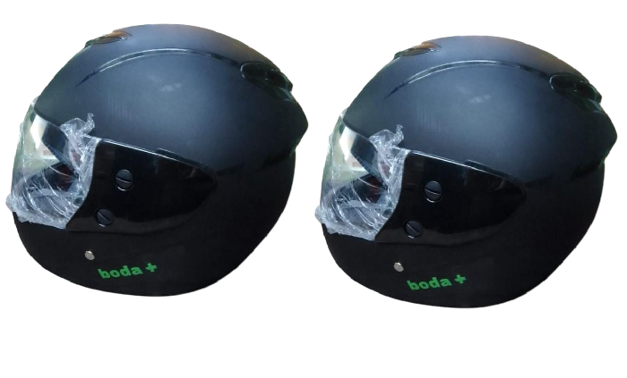 Boda+ Motorcycle Full Head/Face and Half Head/ Face Protective Helmets ( A Pair - 2 PCS)
