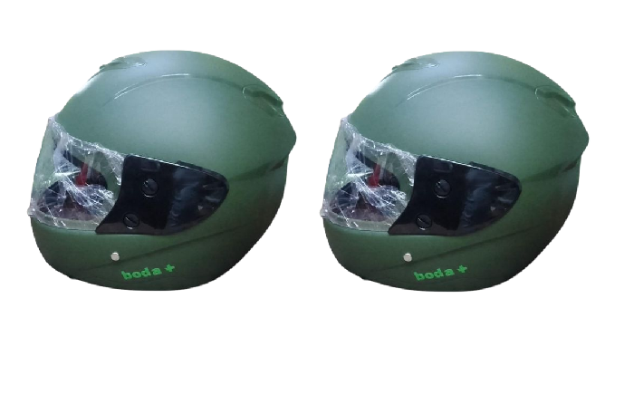 Boda+ Motorcycle Full Head/Face and Half Head/ Face Protective Helmets ( A Pair - 2 PCS)