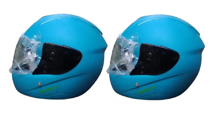 Boda+ Motorcycle Full Head/Face and Half Head/ Face Protective Helmets ( A Pair - 2 PCS)