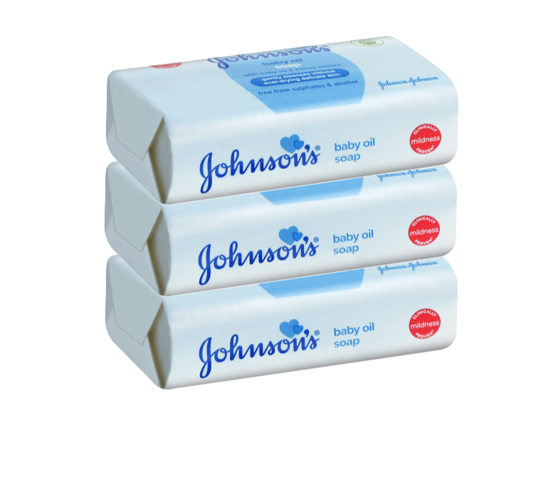 Johnson's Baby Jelly Lightly Fragranced 250ml & Baby Jelly Fragrance-Free 250ml and Johnson's Baby Soap Lotion 100g, Baby Oil Soap 100g & Baby Bedtime Soap 100g