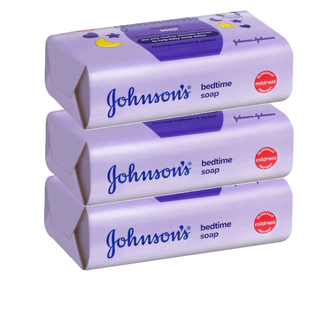 Johnson's Baby Jelly Lightly Fragranced 250ml & Baby Jelly Fragrance-Free 250ml and Johnson's Baby Soap Lotion 100g, Baby Oil Soap 100g & Baby Bedtime Soap 100g