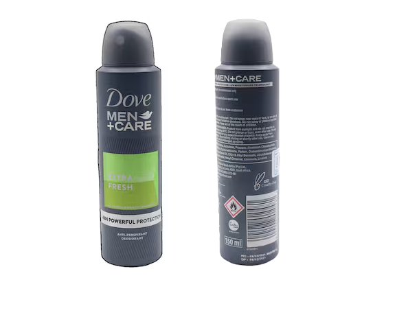 Dove Men+Care Extra Fresh Antiperspirant Deodorant Spray (150ml, Men+Care Coconut Milk Beauty Bar (100g) & Men+Care Extra Fresh Antiperspirant Roll-On (50ml)