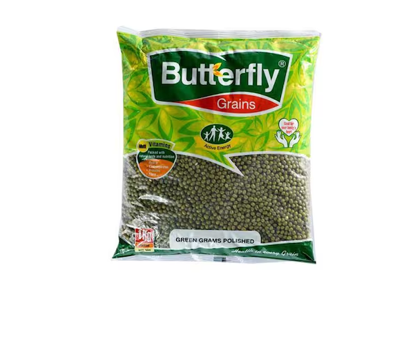Dried Cereals, Grains & Pulses: Dried Green Grams packed in 1 kg from Nutrameal, Butterfly and Pearl.