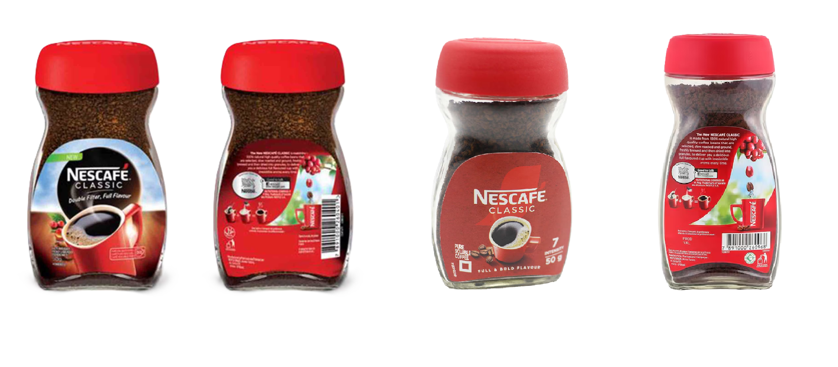 Beverages:Nescafe Classic Instant Coffee Jar packed in 50g, 100g & 200g. Maccoffee Classic Coffee Tins Packed in 50g, 100g & 200g. Nestle Milo Active-Go Chocolate Milk Powder Tins Packed in 100g &400g