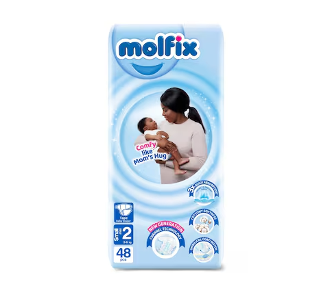 5 in 1 Baby Diaper Bag, Molfix Diapers Small 48pcs, Molfix Baby wipes, Cussons Baby S & S Gift Bag, Baby Flannels 4 pcs( Assorted colours), Mackintosh 1 pc (Assorted colour), Baby Shawl(one's Choice)
