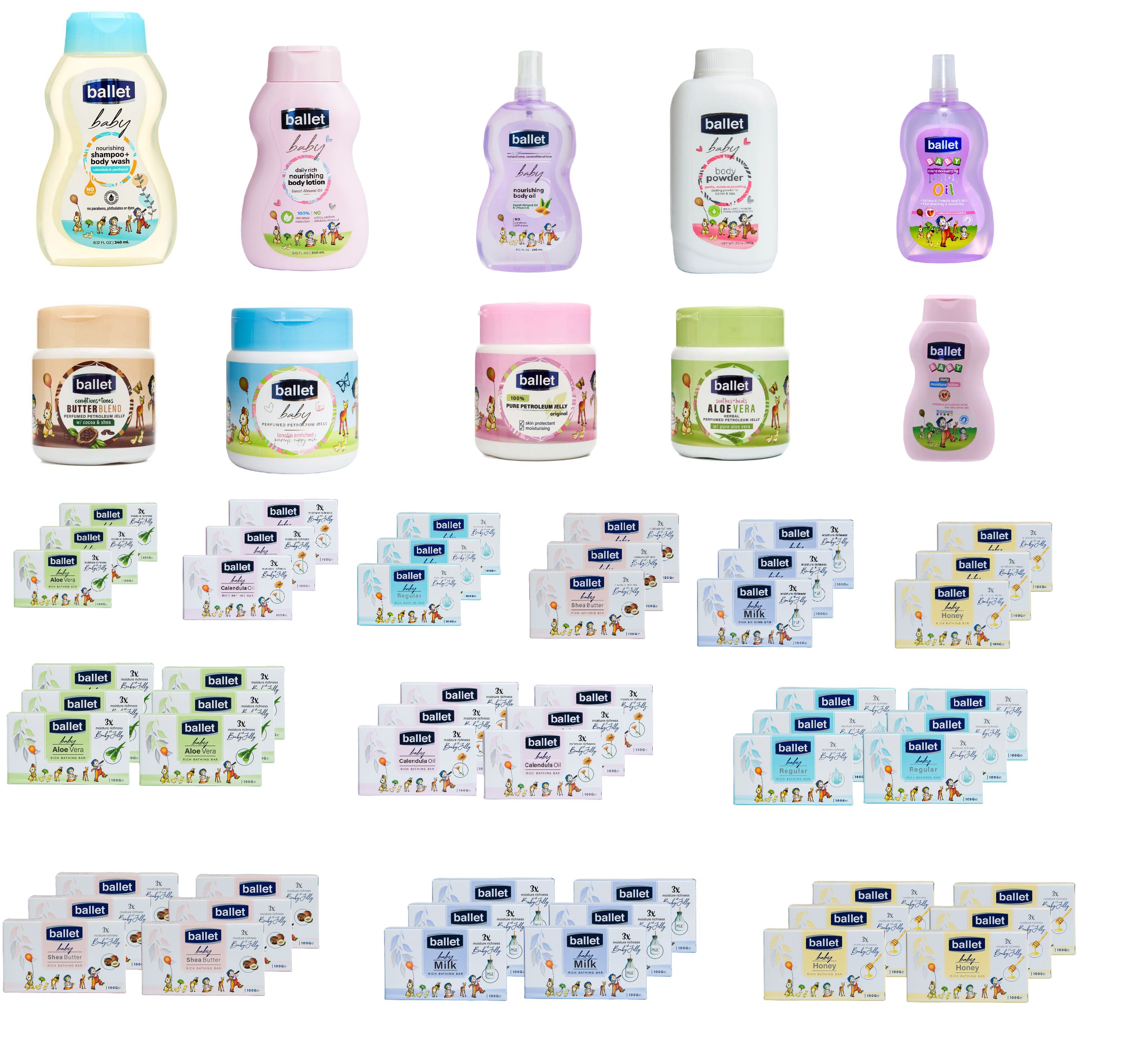 Ballet Baby Body Care : Lotions, Oil, Powder and Soaps