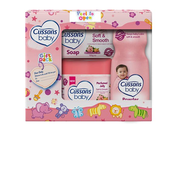 Baby Gift Sets - Baby Grooming Nursery Healthy Kit (Small) - Blue & pink and Cussons Baby Gift Pack - Blue & Pink