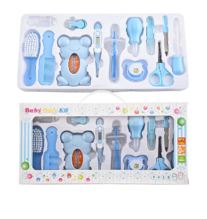Baby Gift Sets - Baby Grooming Nursery Healthy Kit (Big) - Blue & Pink and Cussons Baby Gift Box- Blue & Pink
