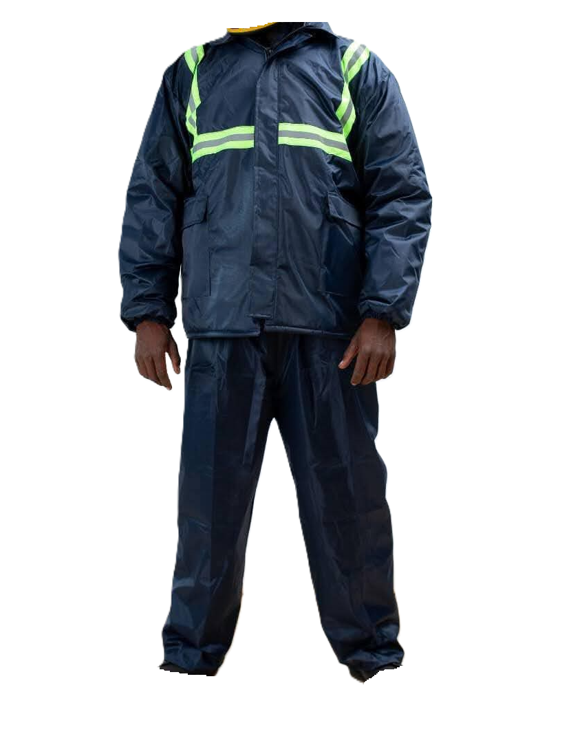 Motorcyclist All Weather Protective Gears: Riders Rain Suit, Boda+ Full Head Helmet, Pro-Biker Knee & Elbow Guards, Pro-Biker Full Fingers Black Gloves and Free Gift 2 Pcs Motorcycle Reflective Straps