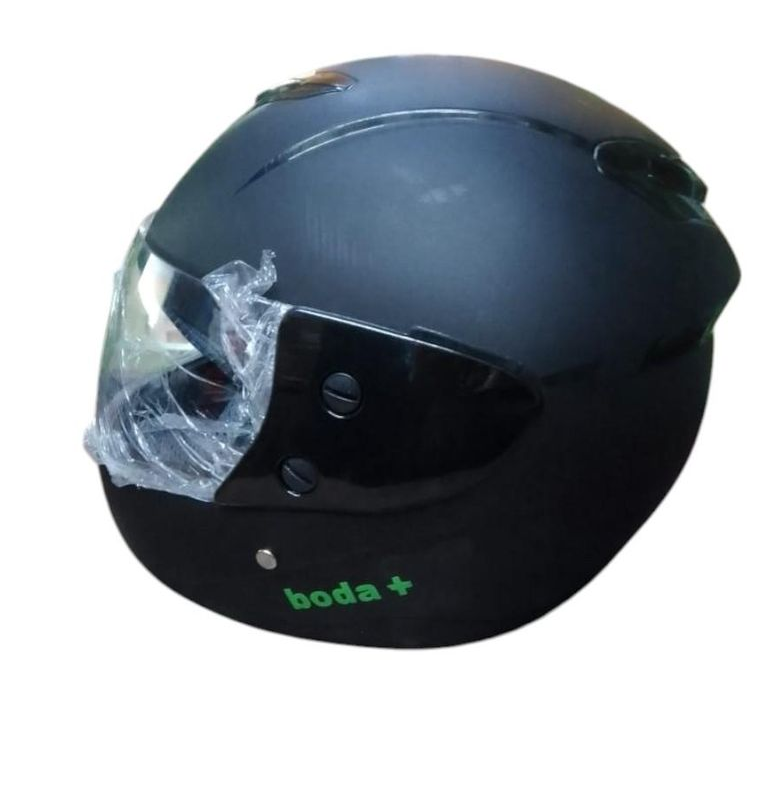 Motorcycle Riders Protective Gear Set: Boda+ Full Head Black Helmet, Pro-Biker Knee & Elbow Guards, Motorcycle Reflective Straps(2 Pcs) and Monster Full Fingers Black Gloves