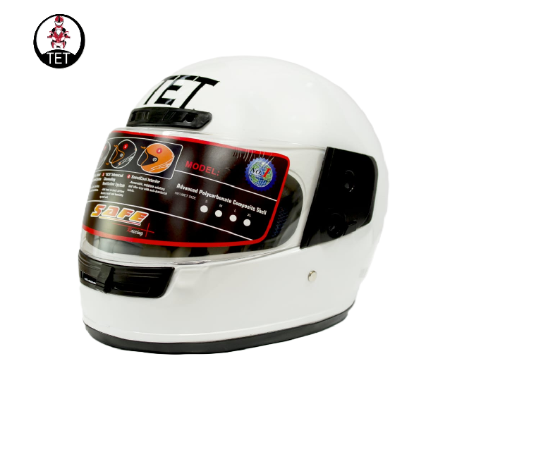 TET Motorcycle Protective Head Gears Full Head/ Face and Half Head/ Face Helmets