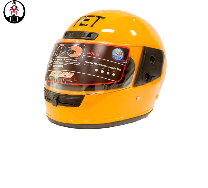 TET Motorcycle Protective Head Gears Full Head/ Face and Half Head/ Face Helmets