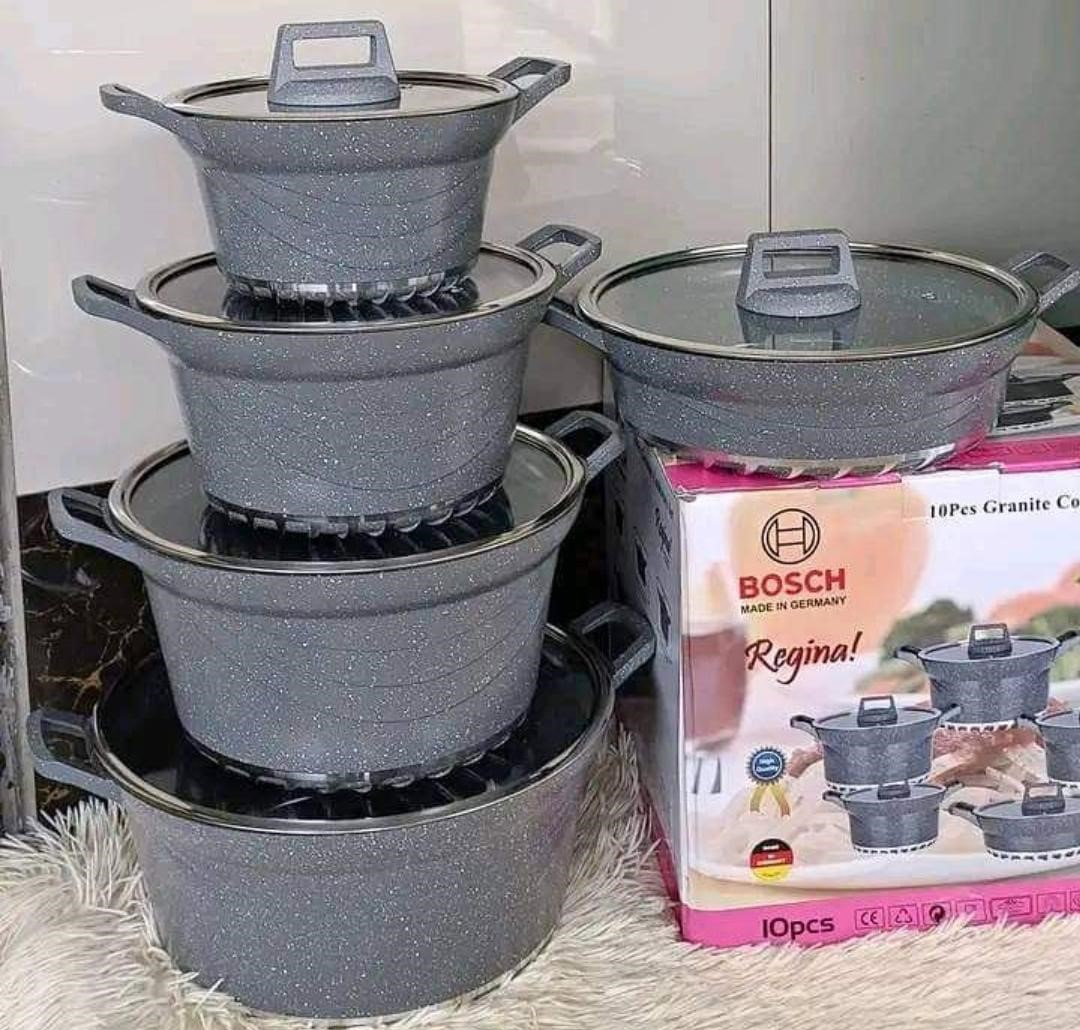 10 Pcs Bosch Granite Cookware Sets made in Germany
