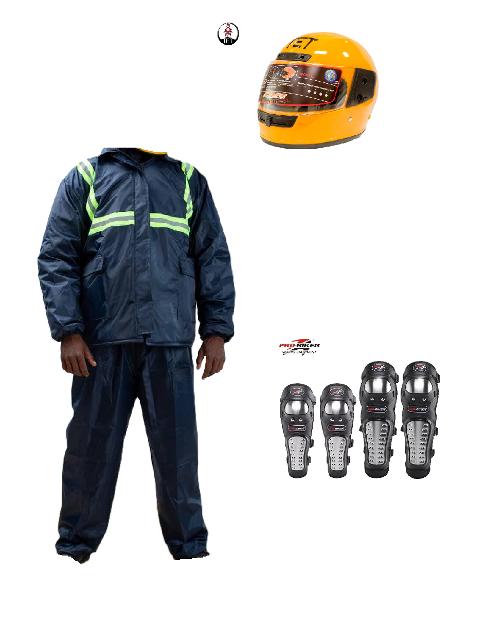 Motorcycle Riding Suit Navy Blue/ Black, Boda+ Half Head Black Helmet and Full Fingers Motorcycle Riding Gloves Set