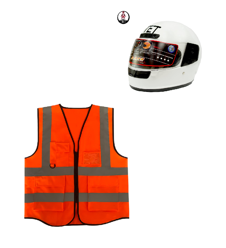 Motorcycle Riding Safety and Protective Gears. Ranges from single to 3 piece Combo