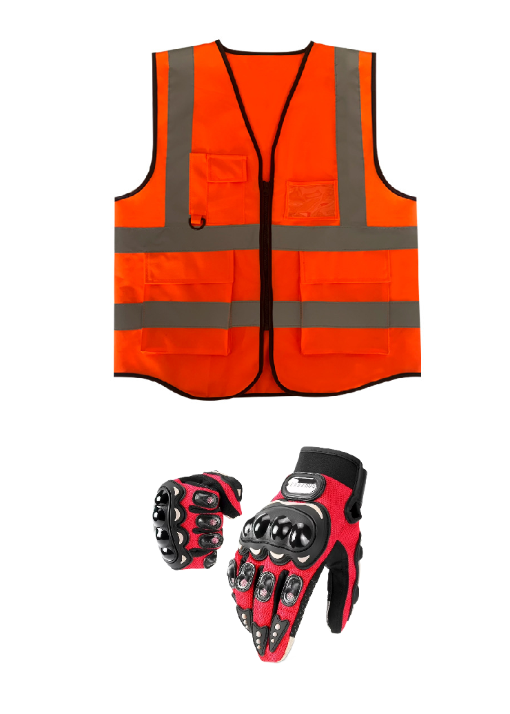 Motorcycle Riding Safety and Protective Gears. Ranges from single to 3 piece Combo