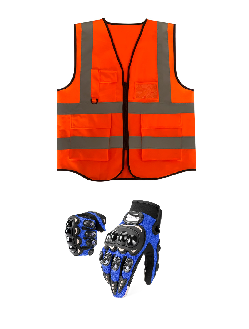 Motorcycle Riding Safety and Protective Gears. Ranges from single to 3 piece Combo