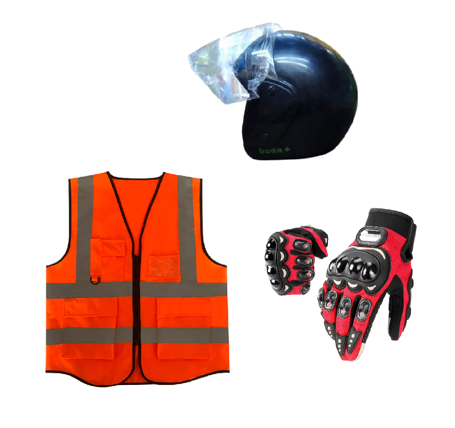 Motorcycle Riding Safety and Protective Gears. Ranges from single to 3 piece Combo