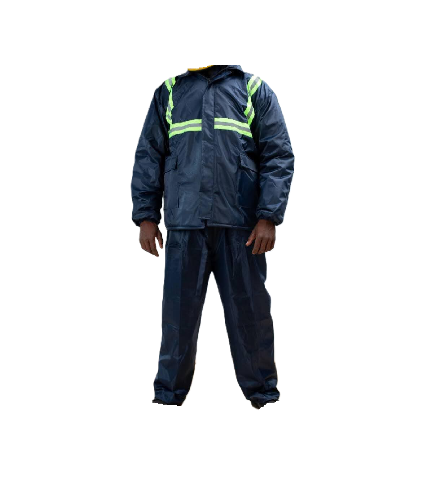 Motorcycle Riding Suit Navy Blue/ Black, Boda+ Half Head Black Helmet and Full Fingers Motorcycle Riding Gloves Set