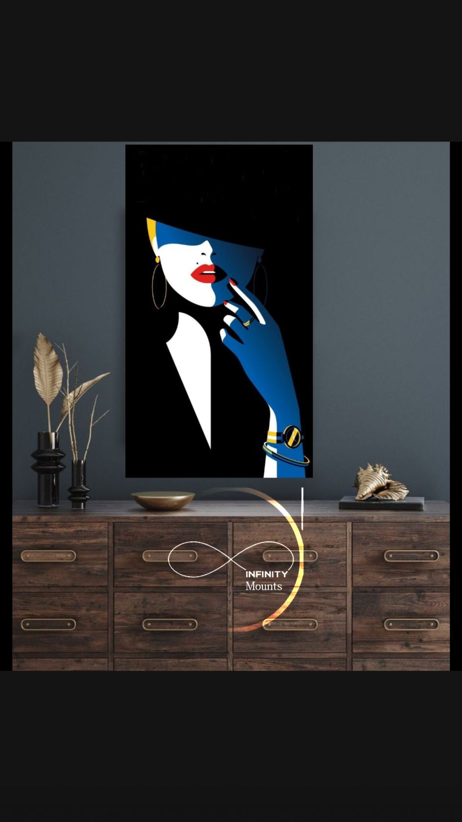 Modern Wooden Wall Art Mounts – (A3,A2,A1&A0) Sleek, Durable, and Easy-to-Clean Display Solution for Your Posters & Prints INFINITY MOUNTS KE, Perfect gifts/wallart for living and working spaces