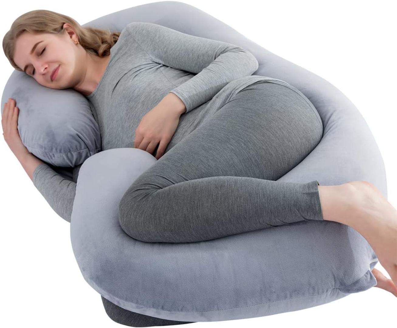 C shape pregnancy pillow