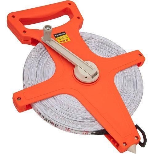 Fiberglass Tape Measure Open Real Measuring Tape 100M For Site Measurement
