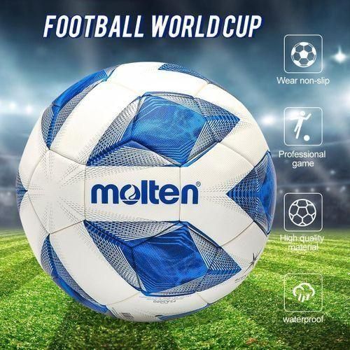 Molten Football Ball Official Match Ball Competition Ball Soft Leather Soccer Ball Size 5
