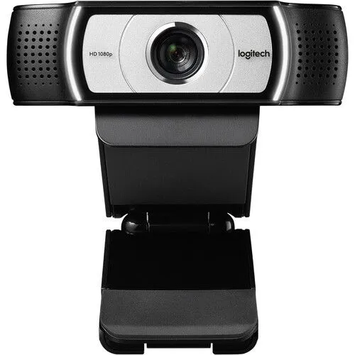 Logitech C930e Professional USB Webcam – 1080p HD, 90° FOV, Noise-Reducing Mics
Logitech C930e Business Webcam Full HD 1080p – Wide View Camera with Dual Noise Reduction Mics, Auto Focus, Plug-and-Pla