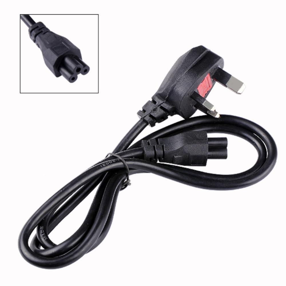 Generic Fused 3 Pin Flower Power Cable cord for Laptop adapter Charger Fused three Pin Plug