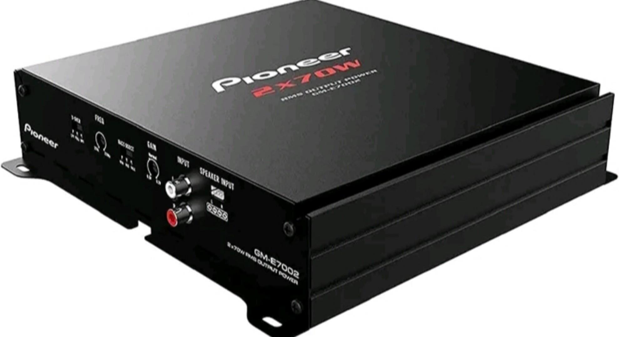 Amplifier ClassClass AB
No. of Channels2/1
RMS power output70 W x 2 RMS (4Ω) 95 W x 2 (2Ω) 190W x 1 (Bridged)
Frequency Response15 Hz to 22 kHz
Total Harmonic Distortion(THD)<0.1%
S/N Ratio>80dB
Speak